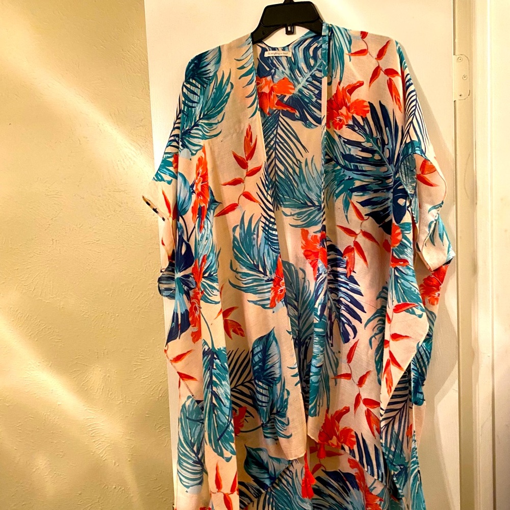 Tropical Gauze Cardigan